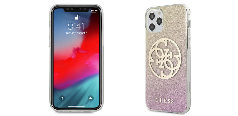 Чехол-накладка-Guess-4G-Circle-Logo-Glitter-для-iPhone-12